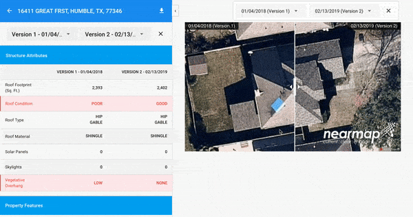 IRIS geospatial imagery change detection for insurance gif