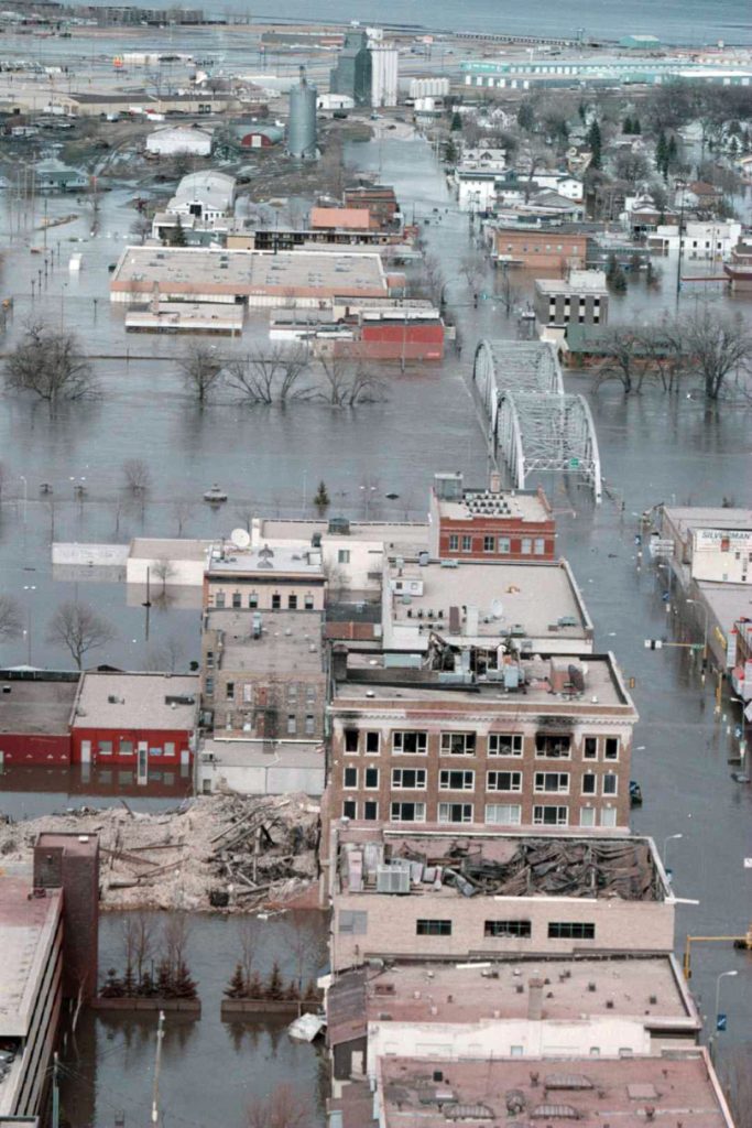 Extreme weather moments Red River flood Athenium Analytics