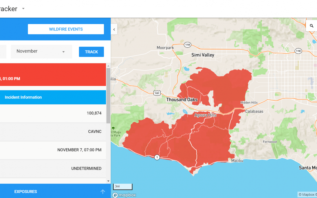 Woolsey Wildfire Perimeter - Southern California | Athenium Analytics