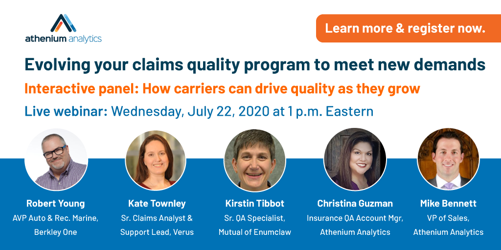 Webinar: Evolving your claims quality program to meet new demands