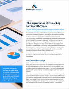 QA whitepaper - importance of reporting KPIs