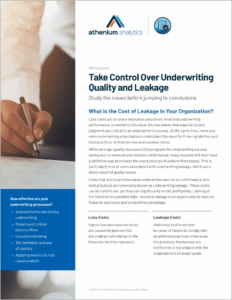 QA whitepaper - underwriting leakage