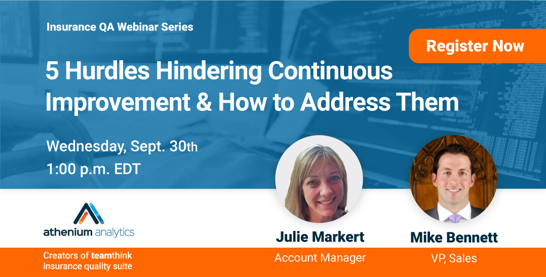 Webinar: 5 hurdles to continuous improvement & how to address them