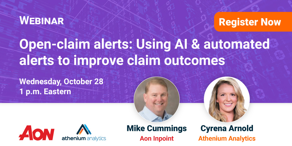Webinar: Claims Signal – Using AI & automated alerts to improve claim outcomes