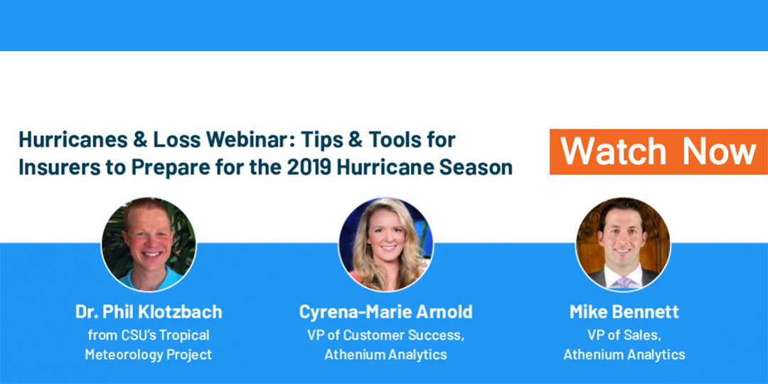 Watch our hurricane science & insurance loss webinar with hurricane expert Dr. Phil Klotzbach