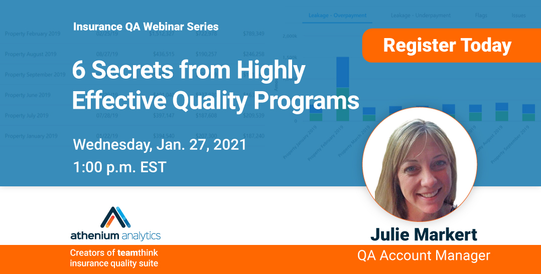 Webinar: 6 secrets from highly effective insurance quality programs