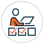 Claims quality & audit workflow icon
