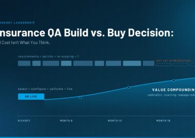 The Insurance QA Build vs. Buy Decision: Why the Real Cost Isn’t What You Think